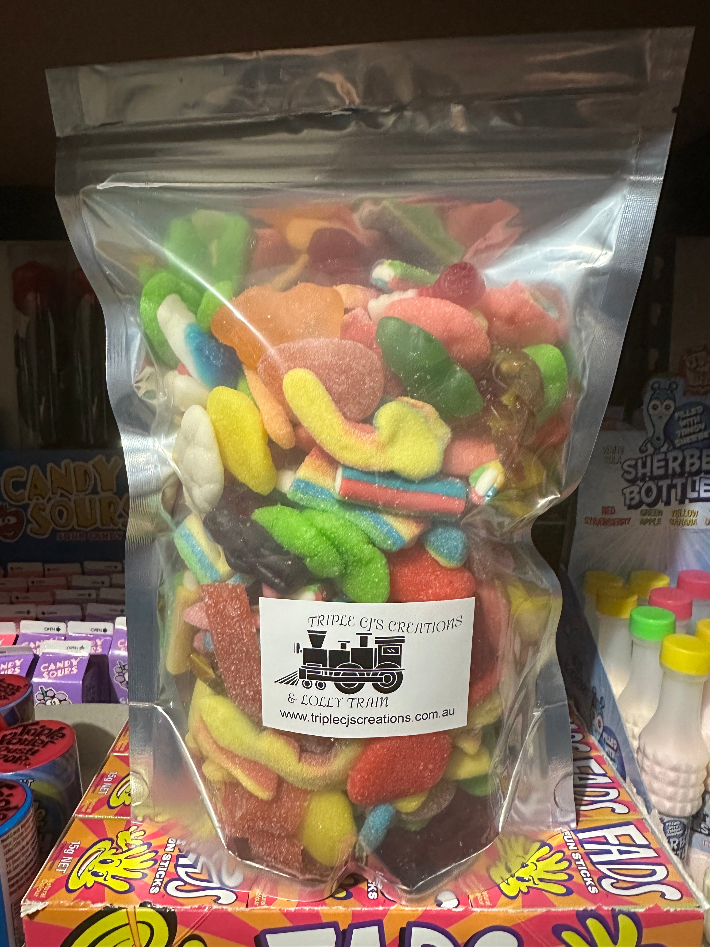 Pick ‘n’ mix – Triple Cj's Creations & Lolly Train