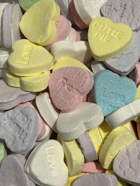 Conversation Hearts Old School Corner Shop