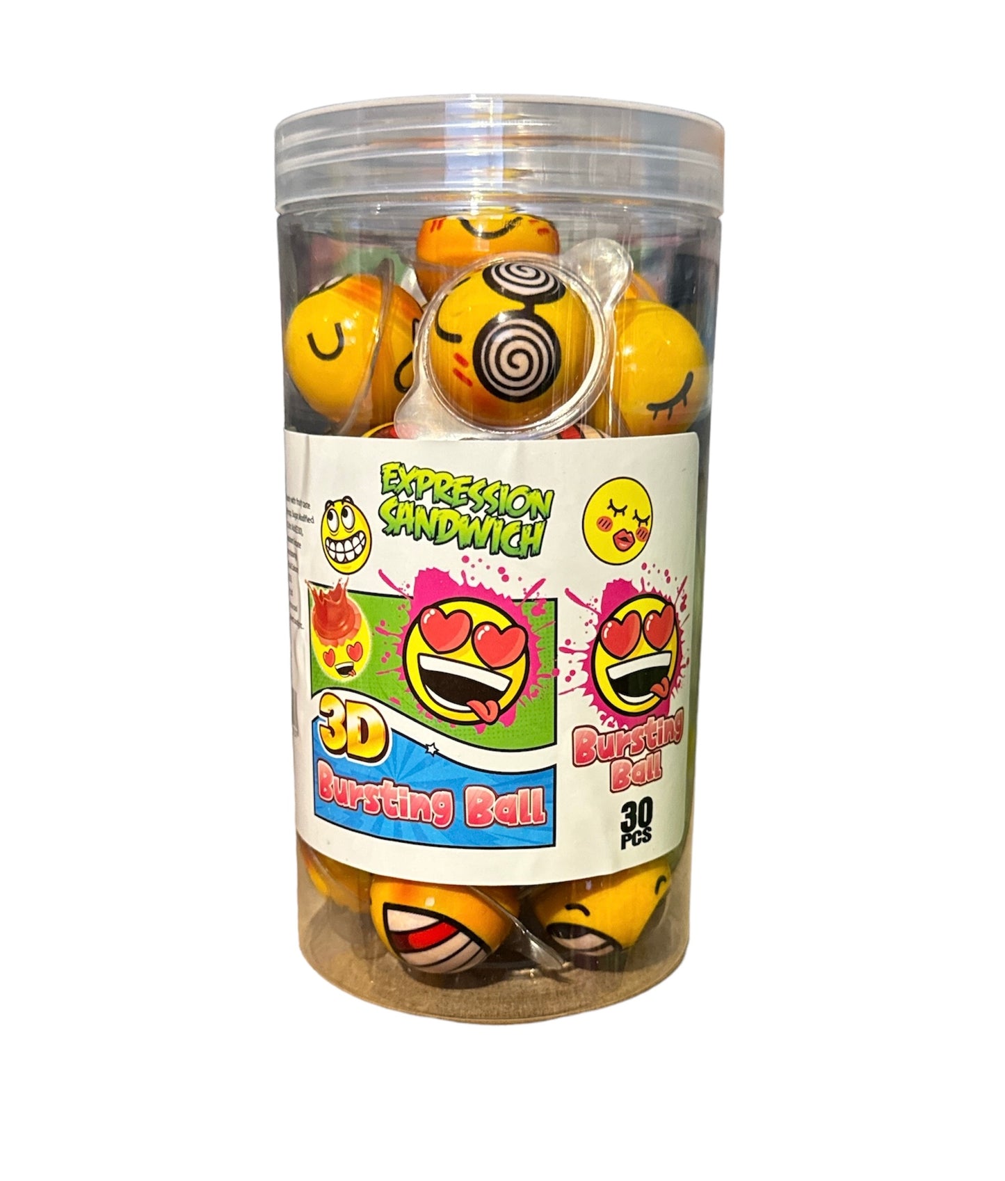 Emoji Bursting Ball 3d Gummies