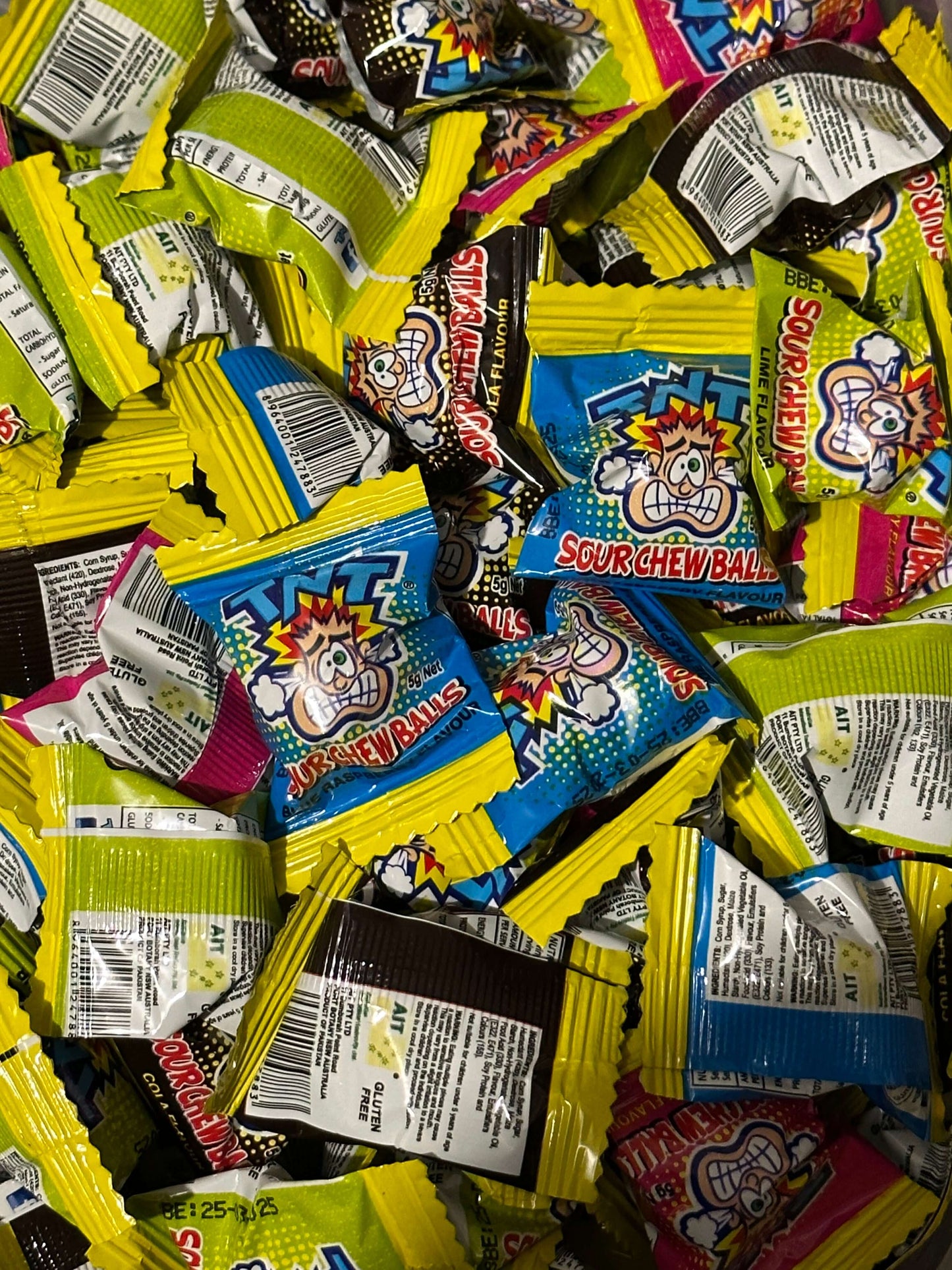 TNT Sour Chew Balls