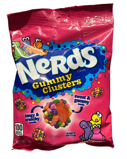 Nerd Rainbow Gummy Clusters 141g