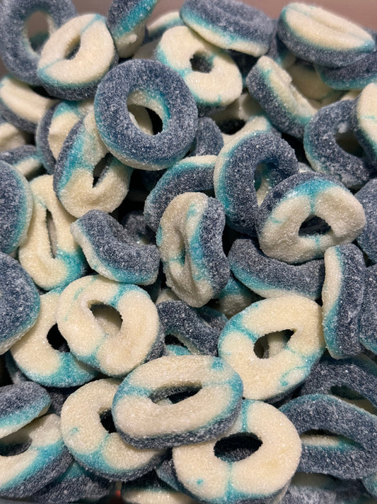 USA Blue Raspberry Rings - 100g