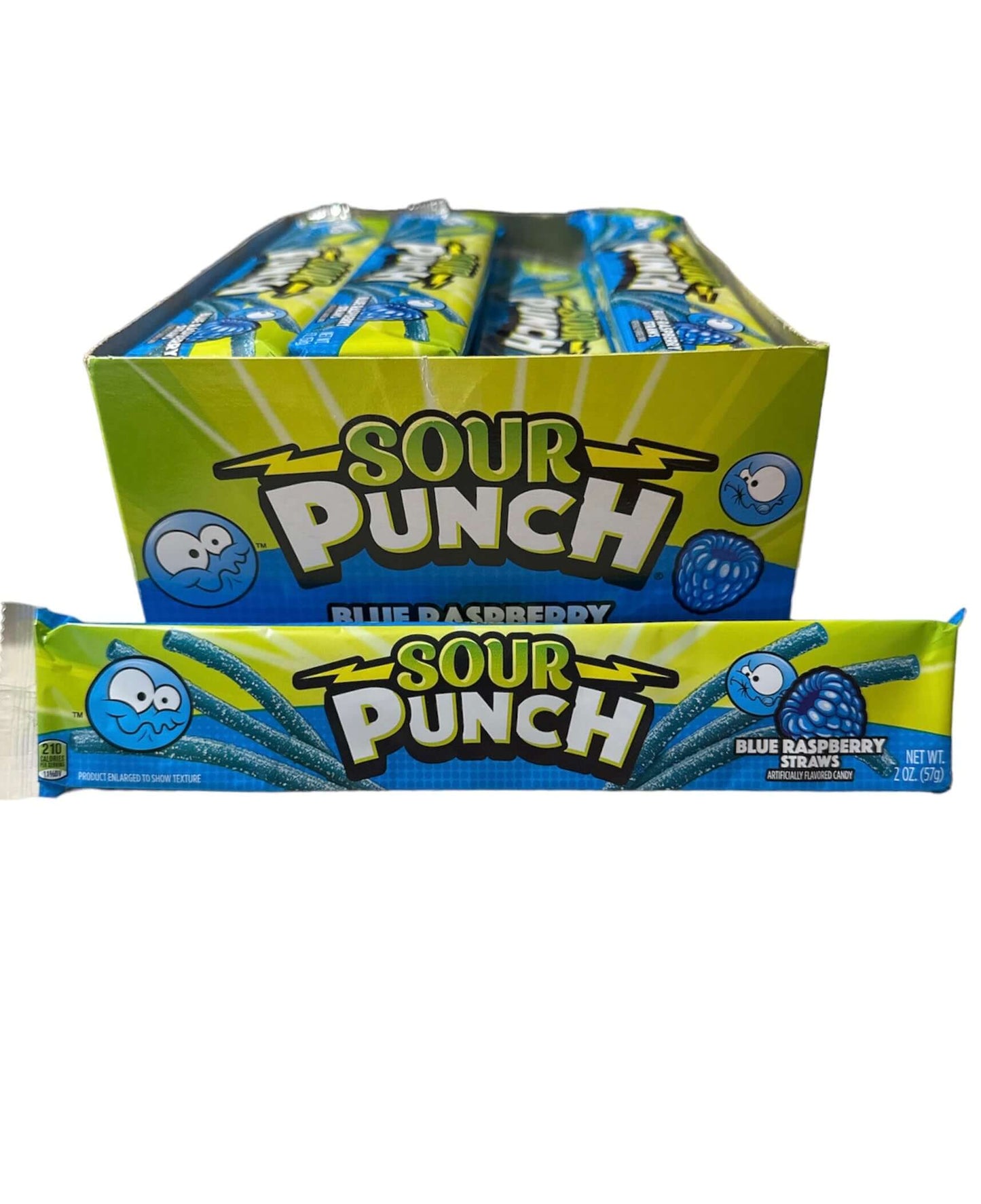 Sour Punch Blue Raspberry Straws BB 04/24