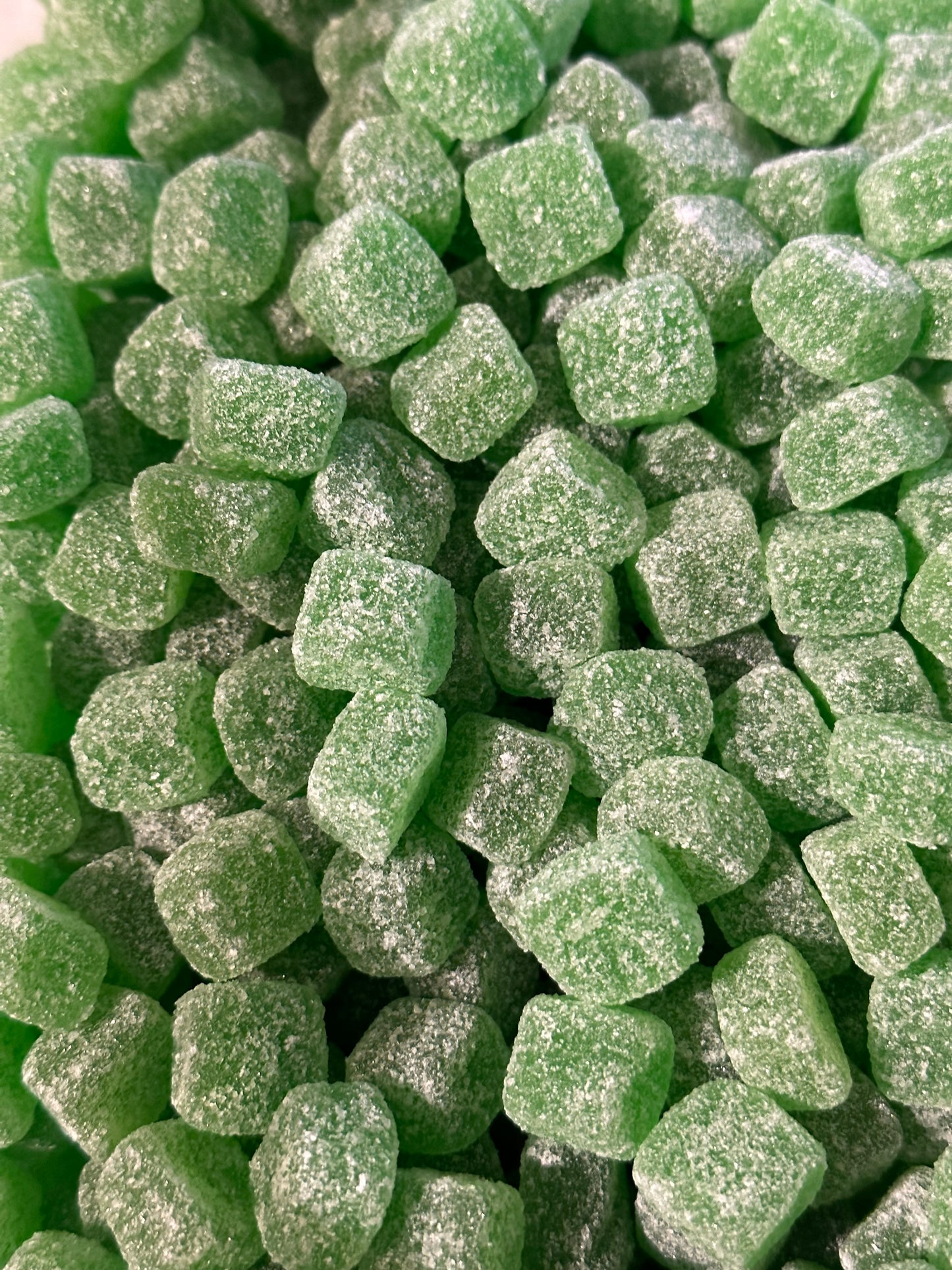 Sour watermelon cubes