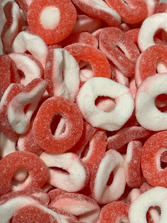 Strawberry Rings Old School Corner Shop